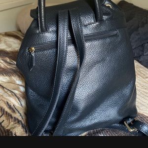 Mario Valentino Leather Studded Backpack
